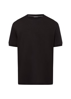 Finshley & Harding Koszulka męska Mężczyźni Bawełna czarny jednolity ze sklepu vangraaf w kategorii T-shirty męskie - zdjęcie 180447363