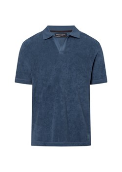 Marc O'Polo Męska koszulka polo Mężczyźni Bawełna indygo jednolity ze sklepu vangraaf w kategorii T-shirty męskie - zdjęcie 180447412