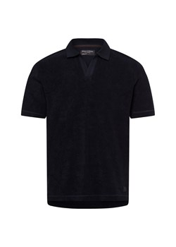 Marc O'Polo Męska koszulka polo Mężczyźni Bawełna granatowy jednolity ze sklepu vangraaf w kategorii T-shirty męskie - zdjęcie 180447413