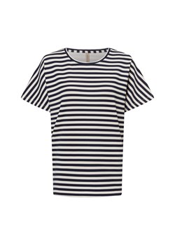 soyaconcept® Damska bluza z krótkim rękawem - SC-Barni Kobiety granatowy w paski ze sklepu vangraaf w kategorii Bluzki damskie - zdjęcie 180447422