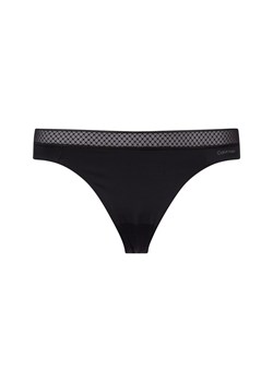 Calvin Klein Stringi Kobiety czarny jednolity ze sklepu vangraaf w kategorii Majtki damskie - zdjęcie 180447423