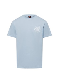 Santa Cruz Koszulka męska - Opus Mężczyźni Bawełna jasnoniebieski jednolity ze sklepu vangraaf w kategorii T-shirty męskie - zdjęcie 180447500