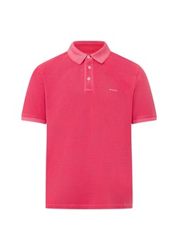 Gant Męska koszulka polo piqué Mężczyźni Bawełna wyrazisty róż jednolity ze sklepu vangraaf w kategorii T-shirty męskie - zdjęcie 180447502