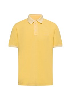 Gant Męska koszulka polo piqué Mężczyźni Bawełna cytrynowy jednolity ze sklepu vangraaf w kategorii T-shirty męskie - zdjęcie 180447503