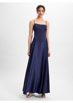 Marie Lund Damska sukienka wieczorowa Kobiety granatowy jednolity ze sklepu vangraaf w kategorii Sukienki - zdjęcie 180447654