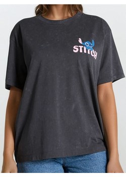 Sinsay - Koszulka loose fit z nadrukiem Stitch - szary ze sklepu Sinsay w kategorii Bluzki damskie - zdjęcie 180448420