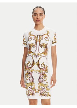 Versace Jeans Couture Sukienka codzienna 78HAO9P9 Biały Slim Fit ze sklepu MODIVO w kategorii Sukienki - zdjęcie 180448584