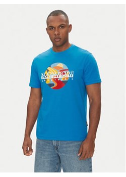 Napapijri T-Shirt S-Valdor NP0A4IE6 Niebieski Regular Fit ze sklepu MODIVO w kategorii T-shirty męskie - zdjęcie 180448650