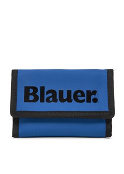 Blauer Duży Portfel Męski S5STRAP01/SPL Niebieski ze sklepu MODIVO w kategorii Portfele męskie - zdjęcie 180448652