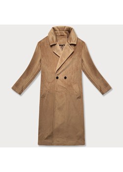 Damski płaszcz przejściowy oversize J Style camel (11Z8161) ze sklepu goodlookin.pl w kategorii Płaszcze damskie - zdjęcie 180449390