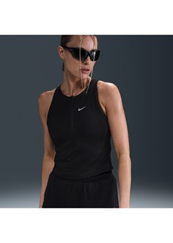 Damska koszulka bez rękawów Dri-FIT Nike - Czerń ze sklepu Nike poland w kategorii Bluzki damskie - zdjęcie 180449881