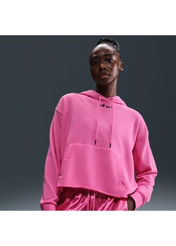 Damska bluza do koszykówki z kapturem o skróconym kroju oversize A'ja Wilson - Różowy ze sklepu Nike poland w kategorii Bluzy damskie - zdjęcie 180449893