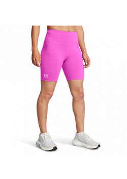 Damskie kolarki dzianinowe Under Armour Campus 7in Short - różowe ze sklepu Sportstylestory.com w kategorii Szorty - zdjęcie 180450153