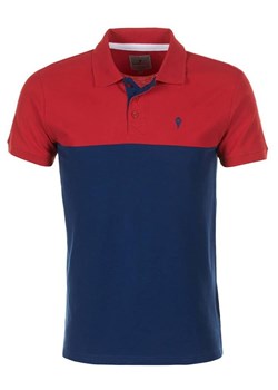 Peak Mountain Koszulka polo &quot;Caloste&quot; w kolorze granatowo-czerwonym ze sklepu Limango Polska w kategorii T-shirty męskie - zdjęcie 180453082