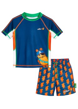 Playshoes 2-częściowy zestaw kąpielowy w kolorze granatowo-pomarańczowym ze sklepu Limango Polska w kategorii Stroje kąpielowe - zdjęcie 180453502