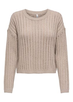 ONLY Sweter w kolorze beżowym ze sklepu Limango Polska w kategorii Swetry damskie - zdjęcie 180453892