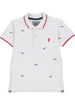 Peak Mountain Koszulka polo w kolorze białym ze sklepu Limango Polska w kategorii T-shirty chłopięce - zdjęcie 180454474