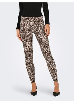ONLY Legginsy w kolorze jasnobrązowo-czarnym ze sklepu Limango Polska w kategorii Spodnie damskie - zdjęcie 180455482