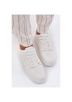 Sneakersy Damskie Big Star RR274A241 HI-POLY System Białe ze sklepu ButyModne.pl w kategorii Buty sportowe damskie - zdjęcie 180456111