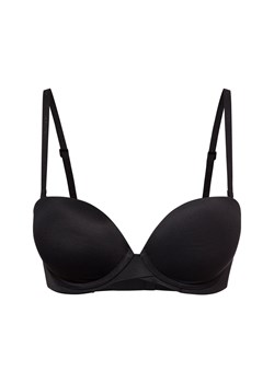 Calvin Klein Biustonosz damski na fiszbinach Kobiety Sztuczne włókno czarny jednolity ze sklepu vangraaf w kategorii Biustonosze - zdjęcie 180456682