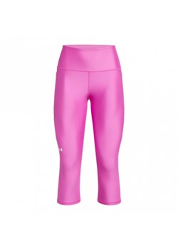 Damskie legginsy treningowe Under Armour Tech Hi Capri - różowe ze sklepu Sportstylestory.com w kategorii Spodnie damskie - zdjęcie 180456942