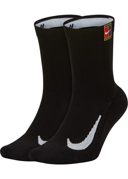Klasyczne skarpety do tenisa NikeCourt Multiplier Cushioned (2 pary) - Czerń ze sklepu Nike poland w kategorii Skarpetki damskie - zdjęcie 180456990