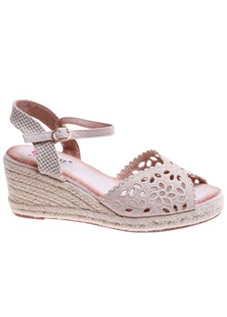 Beżowe sandały espadryle na koturnie Seastar G8-3 17663 S584/ ze sklepu Pantofelek24.pl w kategorii Espadryle damskie - zdjęcie 180457444