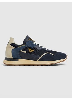 PME Legend Skórzane sneakersy w kolorze granatowym ze sklepu Limango Polska w kategorii Buty sportowe męskie - zdjęcie 180457480