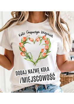 koszulki dla koła gospodyń wiejskich - wzór KWIATY50 ze sklepu Time For Fashion w kategorii Bluzki damskie - zdjęcie 180457513
