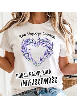 koszulki dla koła gospodyń wiejskich z wrzosami - wzór wrzosy ze sklepu Time For Fashion w kategorii Bluzki damskie - zdjęcie 180457514