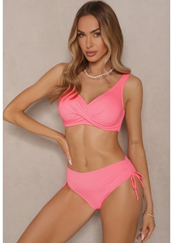 Różowe Bikini Biustonosz i Majtki Figi z Wiązaniem Kinalisa ze sklepu renee.pl w kategorii Stroje kąpielowe - zdjęcie 180458233