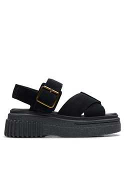 Sandały Clarks Evamar Wish 26181199 Czarny ze sklepu eobuwie.pl w kategorii Sandały damskie - zdjęcie 180459382