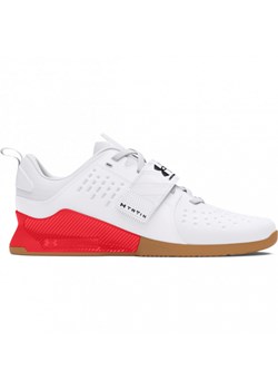 Buty treningowe uniseks Under Armour UA Reign Lifter - białe ze sklepu Sportstylestory.com w kategorii Buty sportowe damskie - zdjęcie 180461472