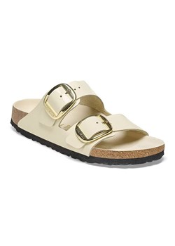 Birkenstock Skórzane klapki &quot;Arizona&quot; w kolorze kremowym ze sklepu Limango Polska w kategorii Klapki damskie - zdjęcie 180461700