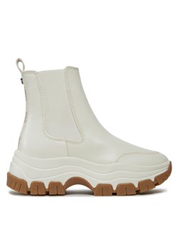 Botki Guess FL8BEO ELE12 Écru ze sklepu MODIVO w kategorii Botki - zdjęcie 180494010