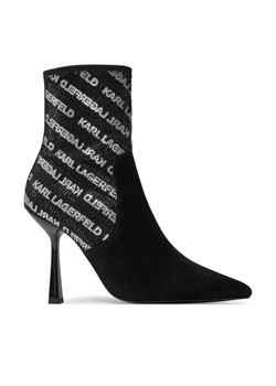 Botki KARL LAGERFELD KL31354 Czarny ze sklepu MODIVO w kategorii Botki - zdjęcie 180513820