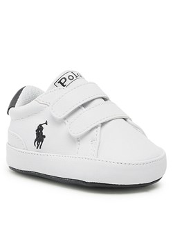 Sneakersy Polo Ralph Lauren Heritage Court Ii Ez Layette RL100731 Biały ze sklepu MODIVO w kategorii Buciki niemowlęce - zdjęcie 180514351