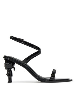 Sandały KARL LAGERFELD Nft Heel KL39115 Czarny ze sklepu MODIVO w kategorii Sandały damskie - zdjęcie 180531154
