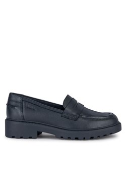 Półbuty Geox J Casey Girl J3620C 00043 C9999 M Czarny ze sklepu MODIVO w kategorii Mokasyny dziecięce - zdjęcie 180548400