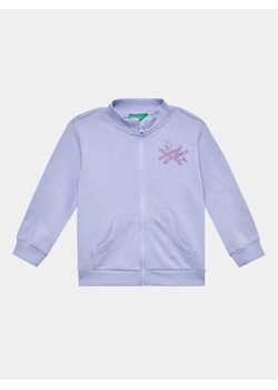 United Colors Of Benetton Bluza 3J70G5020 Fioletowy Regular Fit ze sklepu MODIVO w kategorii Bluzy i swetry - zdjęcie 181032302
