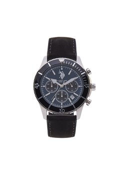 U.S. Polo Assn. Zegarek Alexandre USP7225BL Czarny ze sklepu MODIVO w kategorii Zegarki - zdjęcie 181032332