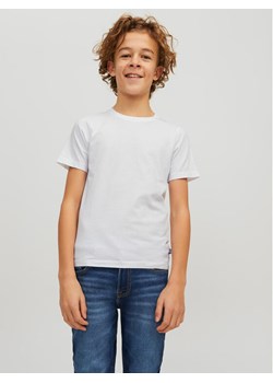 Jack&Jones Junior T-Shirt Organic Basic 12158433 Biały Regular Fit ze sklepu MODIVO w kategorii T-shirty chłopięce - zdjęcie 181032333