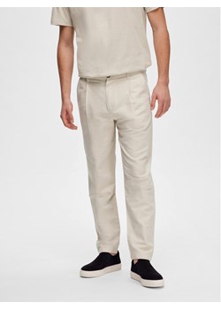 Selected Homme Chinosy 16089420 Szary Slim Tapered Fit ze sklepu MODIVO w kategorii Spodnie męskie - zdjęcie 181032451