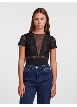 Pieces Body Sicca 17095132 Czarny Slim Fit ze sklepu MODIVO w kategorii Bluzki damskie - zdjęcie 181032683