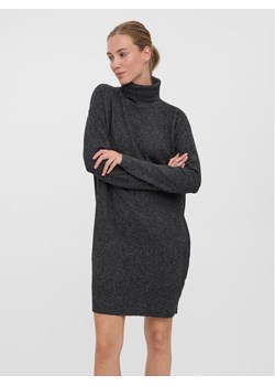 Vero Moda Sukienka dzianinowa 10199744 Czarny Regular Fit ze sklepu MODIVO w kategorii Sukienki - zdjęcie 181032731