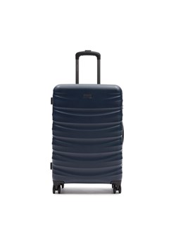 Puccini Walizka średnia PC032B Granatowy ze sklepu MODIVO w kategorii Walizki - zdjęcie 181032760