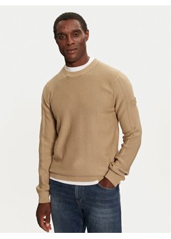 JOOP! Jeans Sweter 15 JJK-09Oweno 30042563 Beżowy Modern Fit ze sklepu MODIVO w kategorii Swetry męskie - zdjęcie 181032793