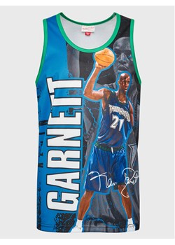 Mitchell & Ness Tank top TNMK5010 Niebieski Regular Fit ze sklepu MODIVO w kategorii T-shirty męskie - zdjęcie 181032934