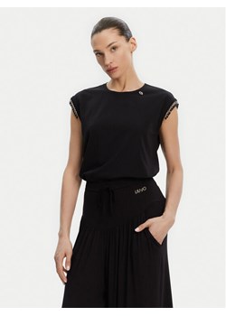 Liu Jo Bluzka WA5158 J5003 Czarny Regular Fit ze sklepu MODIVO w kategorii Bluzki damskie - zdjęcie 181032960