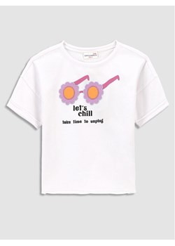Coccodrillo T-Shirt WC3143203RPK Biały Regular Fit ze sklepu MODIVO w kategorii Bluzki dziewczęce - zdjęcie 181033030